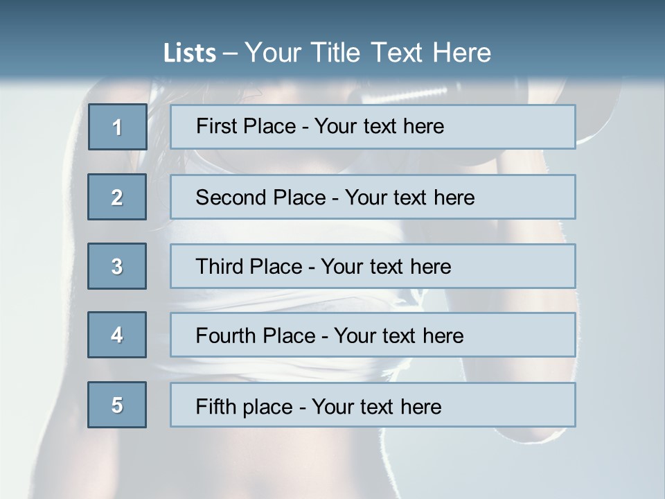 Style Weight Fashion PowerPoint Template