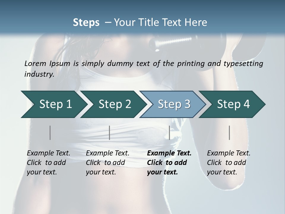 Style Weight Fashion PowerPoint Template