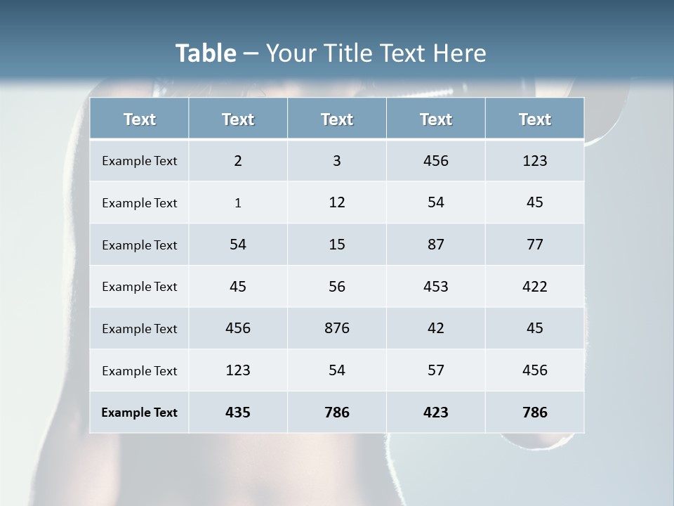 Style Weight Fashion PowerPoint Template