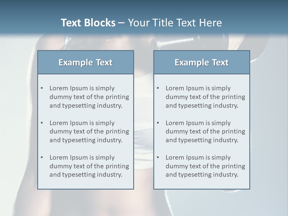 Style Weight Fashion PowerPoint Template