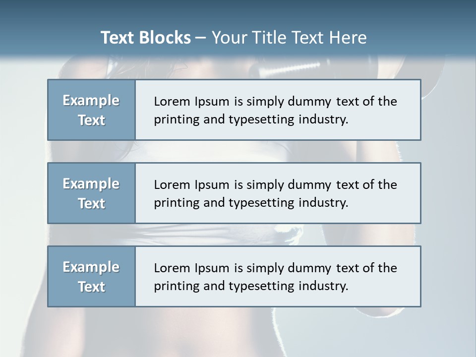 Style Weight Fashion PowerPoint Template