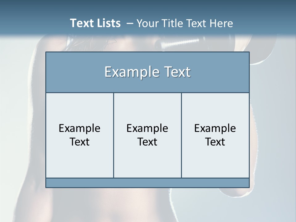 Style Weight Fashion PowerPoint Template