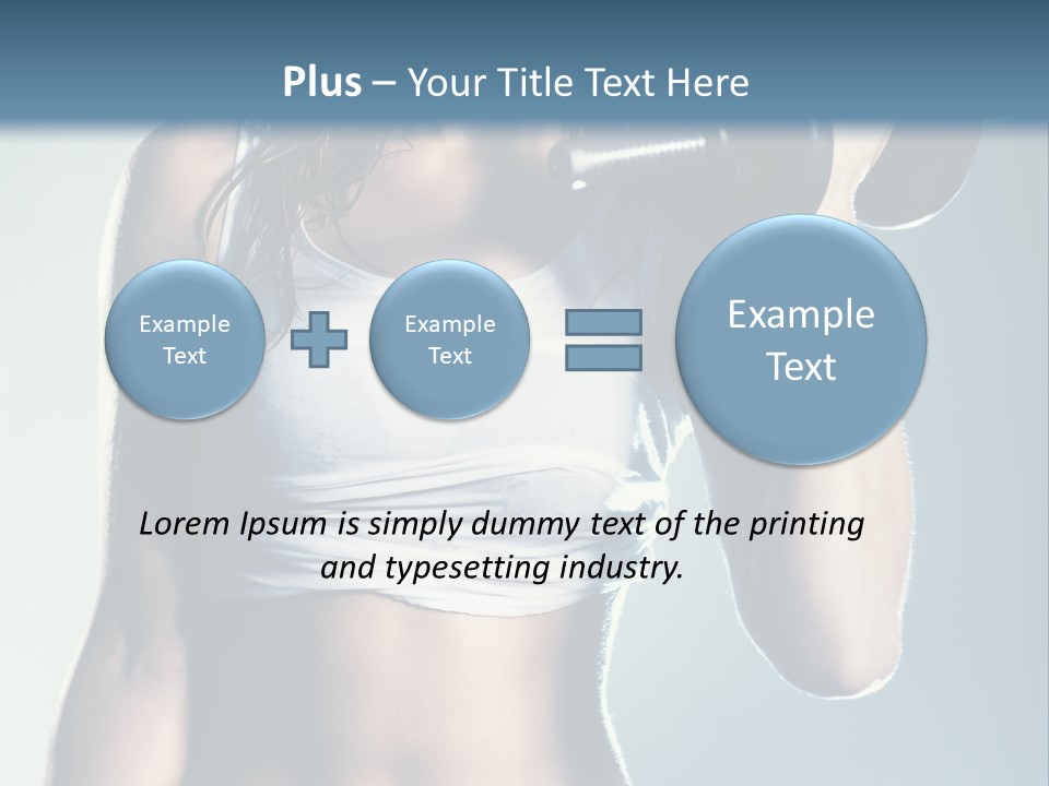 Style Weight Fashion PowerPoint Template