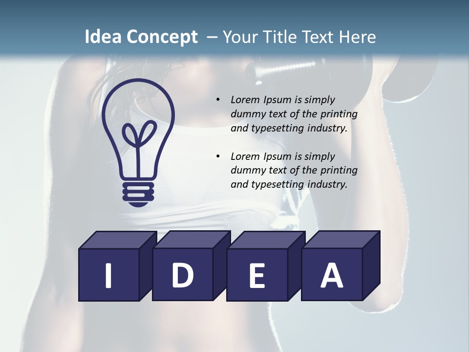 Style Weight Fashion PowerPoint Template