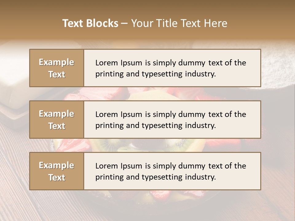 Kitchen Top Sugar PowerPoint Template