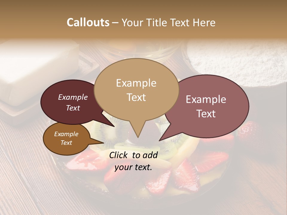 Kitchen Top Sugar PowerPoint Template