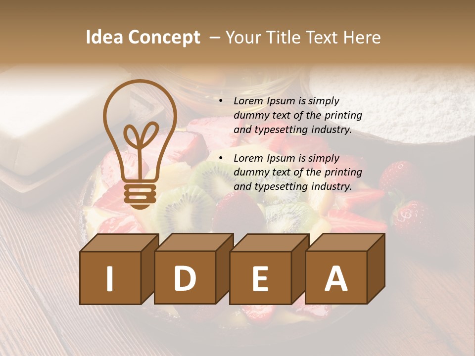 Kitchen Top Sugar PowerPoint Template