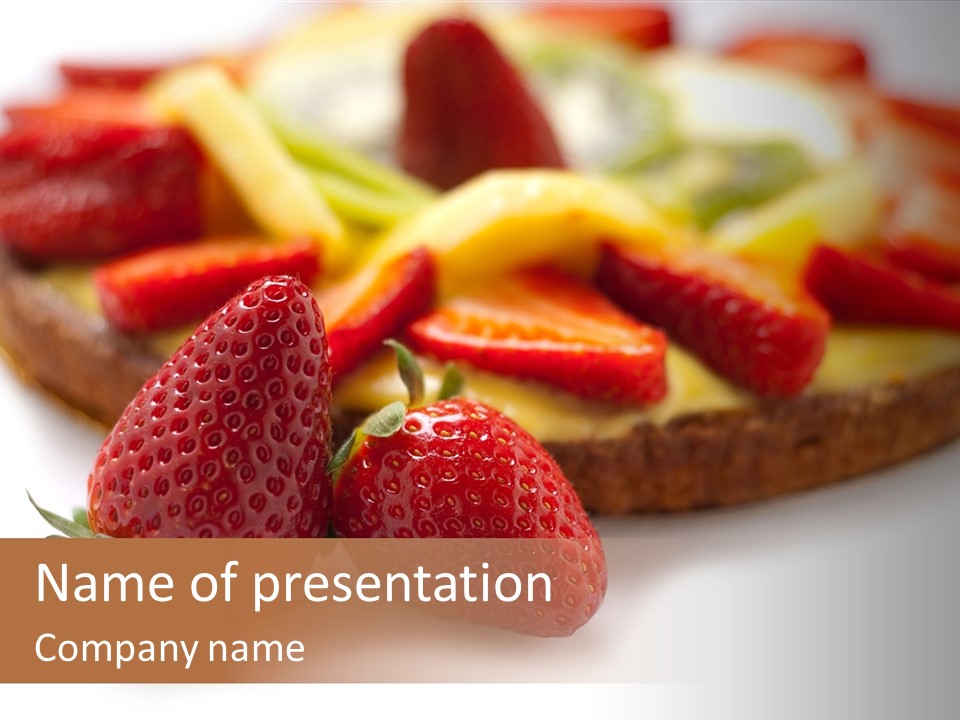 Fresh Crust Sweet PowerPoint Template