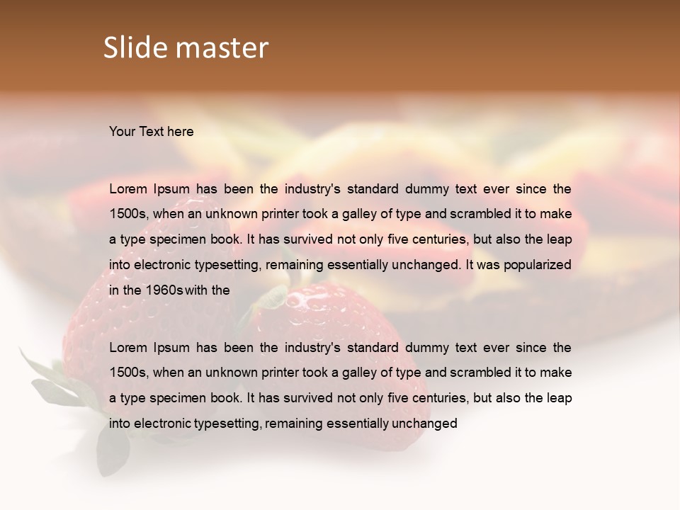 Fresh Crust Sweet PowerPoint Template