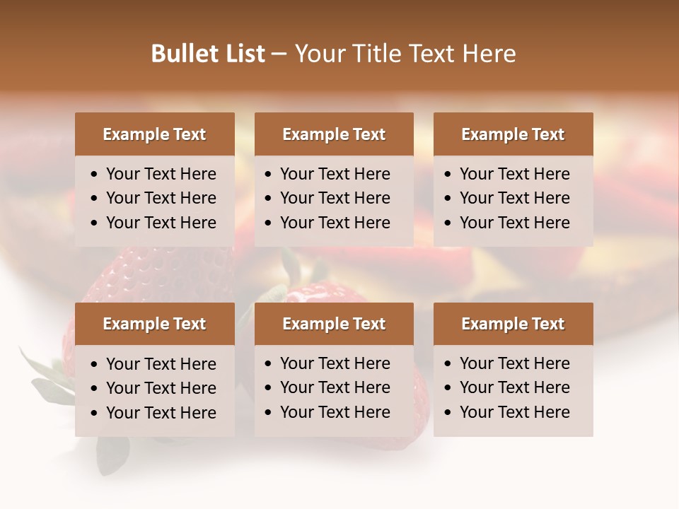 Fresh Crust Sweet PowerPoint Template