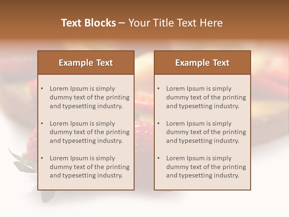 Fresh Crust Sweet PowerPoint Template
