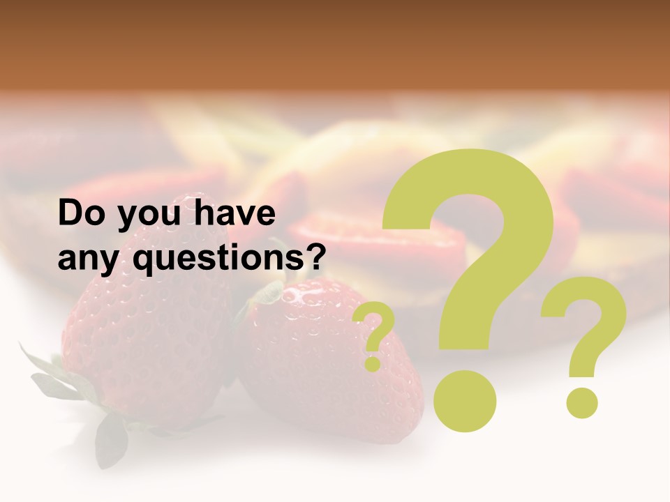 Fresh Crust Sweet PowerPoint Template