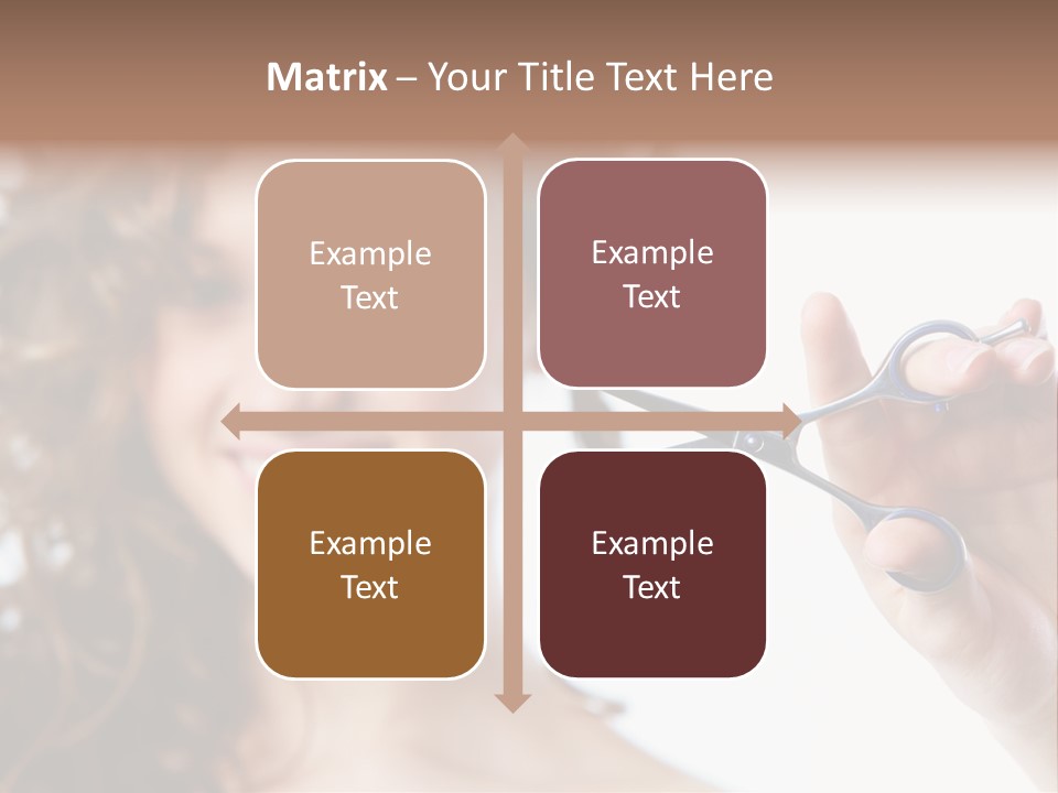 Haircut One Hairdressing Saloon PowerPoint Template