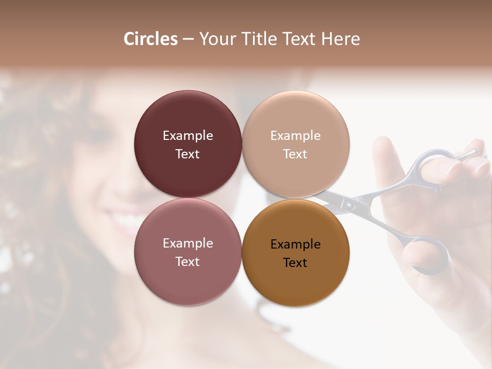 Haircut One Hairdressing Saloon PowerPoint Template