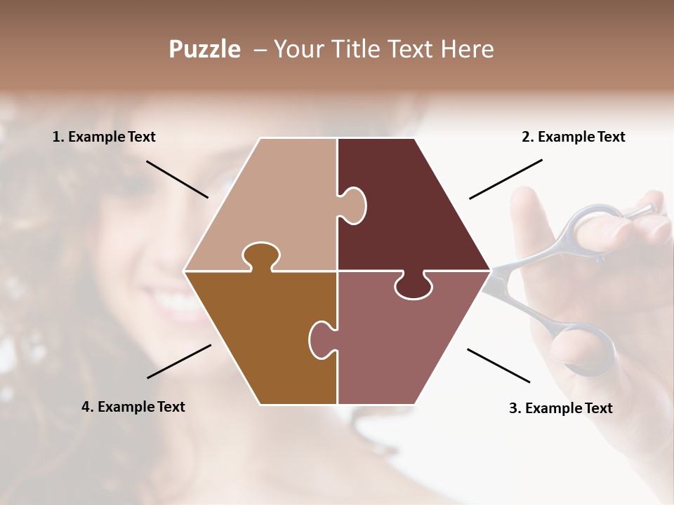 Haircut One Hairdressing Saloon PowerPoint Template