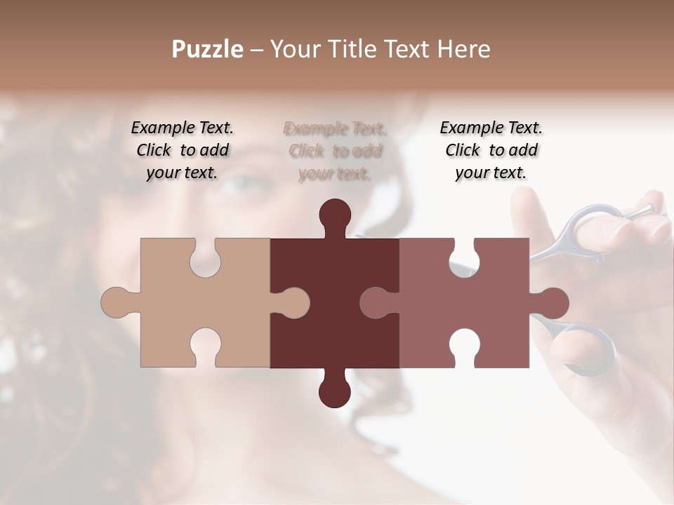 Haircut One Hairdressing Saloon PowerPoint Template