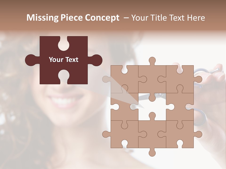 Haircut One Hairdressing Saloon PowerPoint Template