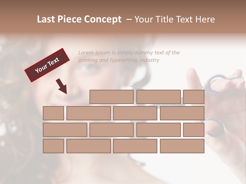 Haircut One Hairdressing Saloon PowerPoint Template