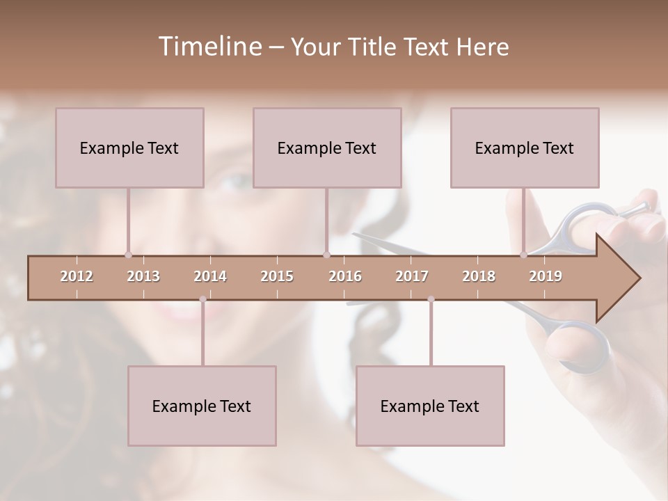 Haircut One Hairdressing Saloon PowerPoint Template