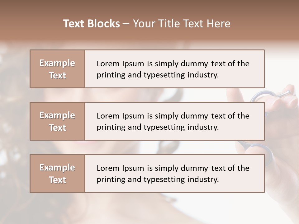 Haircut One Hairdressing Saloon PowerPoint Template