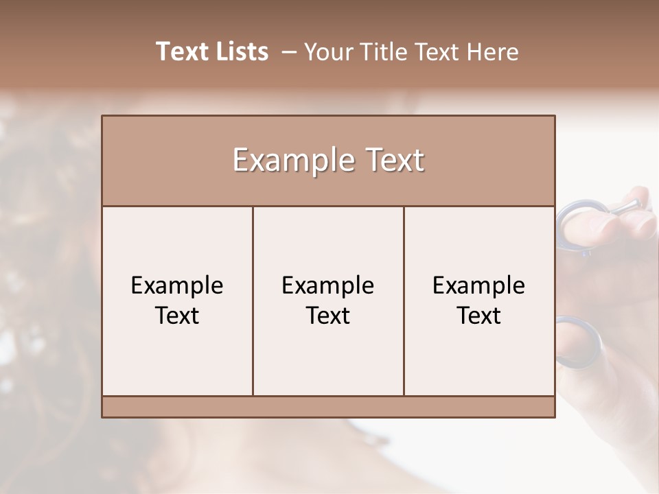 Haircut One Hairdressing Saloon PowerPoint Template