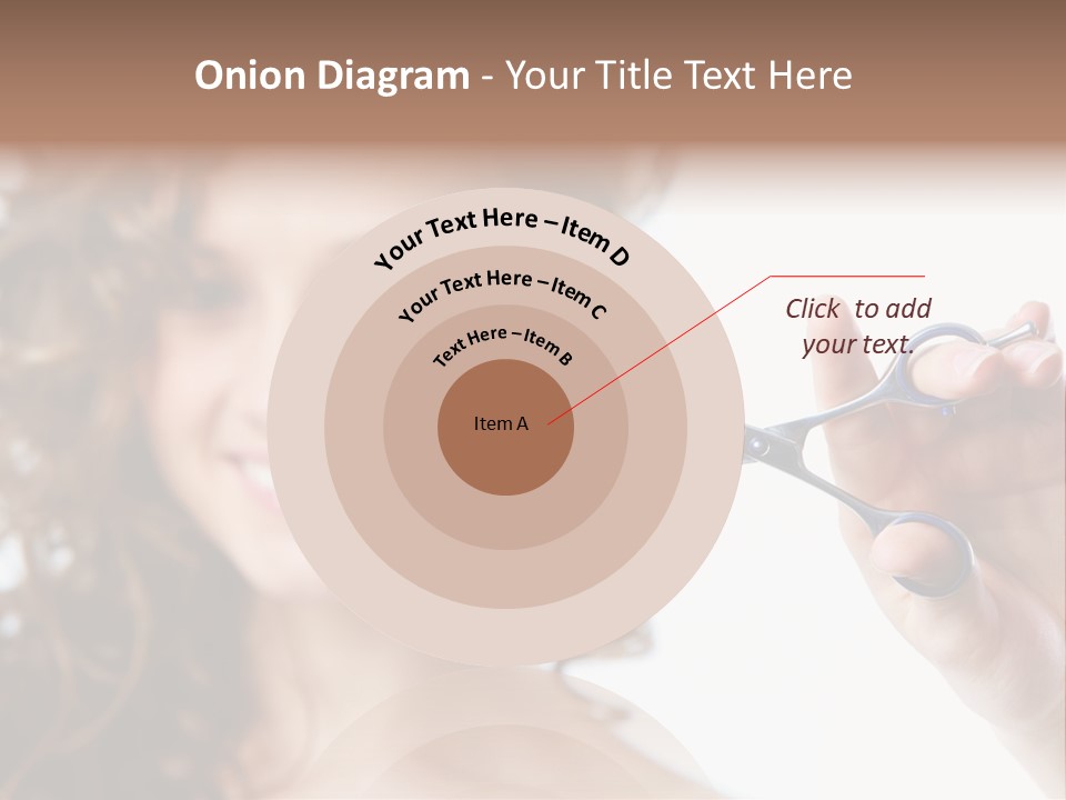 Haircut One Hairdressing Saloon PowerPoint Template