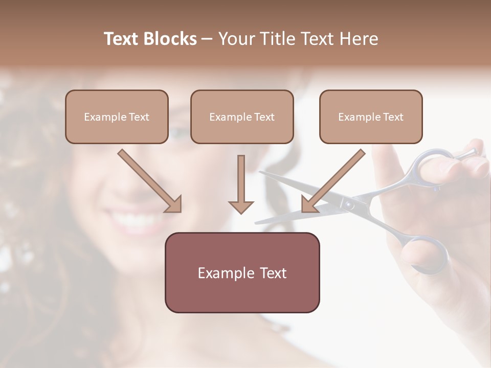 Haircut One Hairdressing Saloon PowerPoint Template
