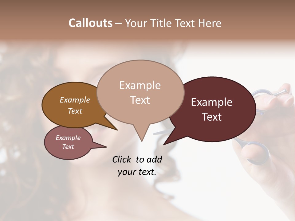 Haircut One Hairdressing Saloon PowerPoint Template