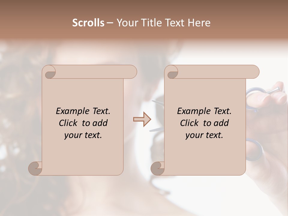 Haircut One Hairdressing Saloon PowerPoint Template