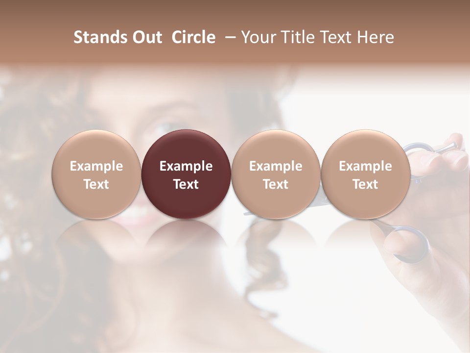 Haircut One Hairdressing Saloon PowerPoint Template