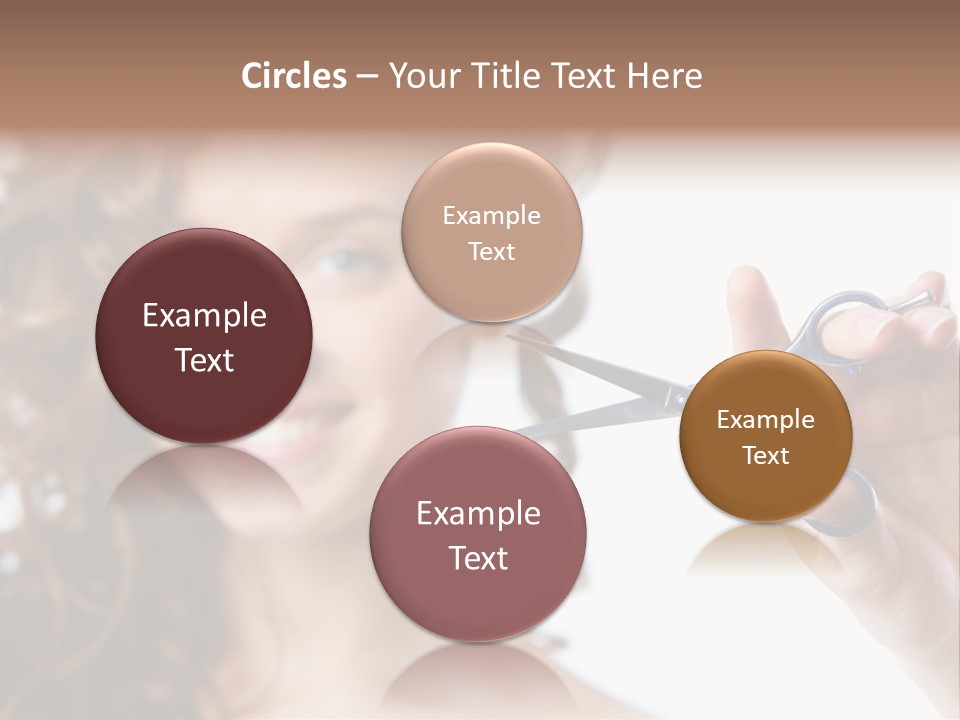 Haircut One Hairdressing Saloon PowerPoint Template