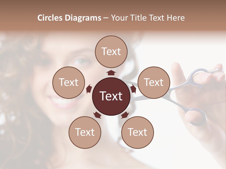 Haircut One Hairdressing Saloon PowerPoint Template