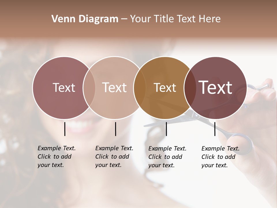 Haircut One Hairdressing Saloon PowerPoint Template