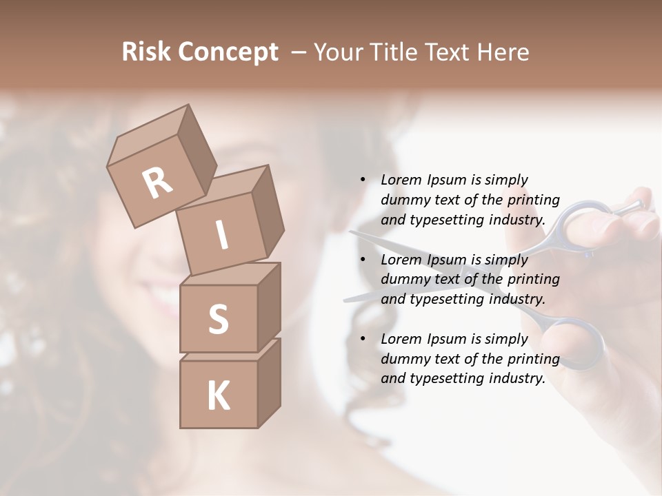 Haircut One Hairdressing Saloon PowerPoint Template