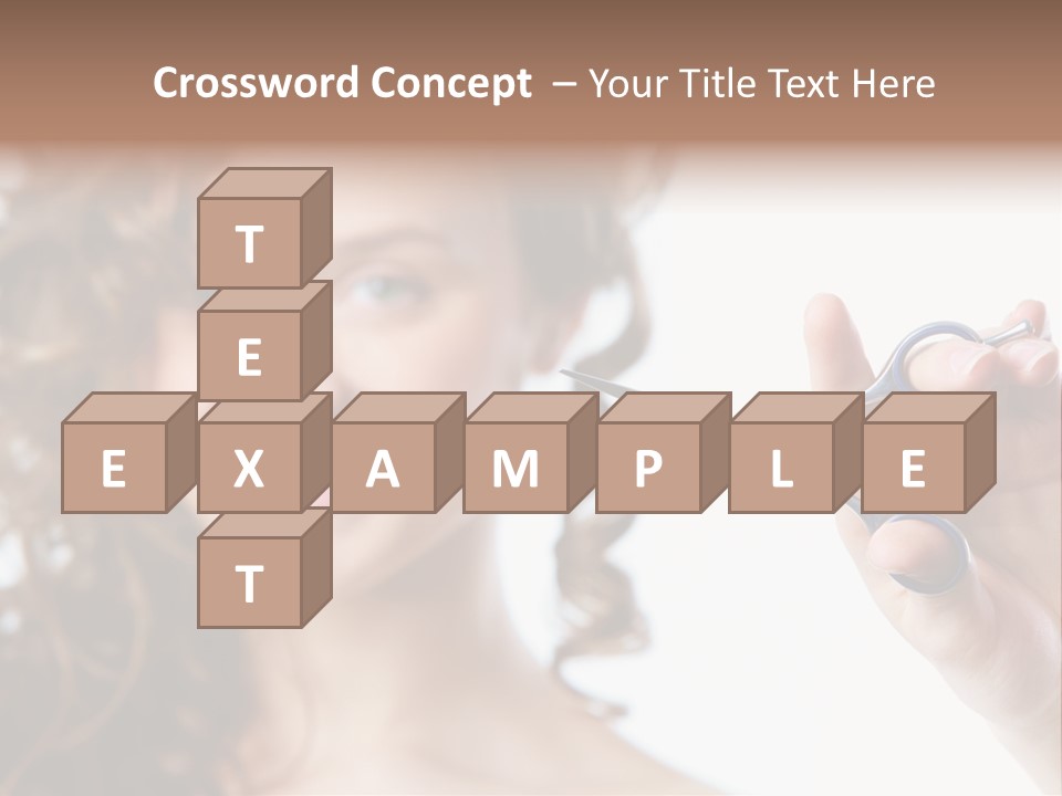 Haircut One Hairdressing Saloon PowerPoint Template