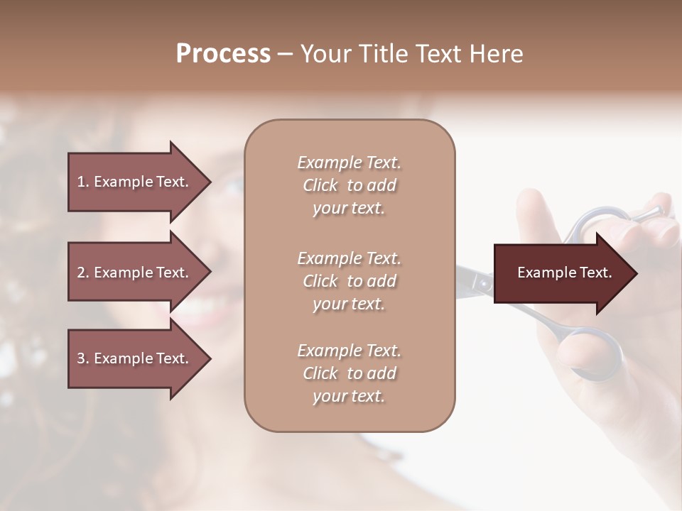 Haircut One Hairdressing Saloon PowerPoint Template