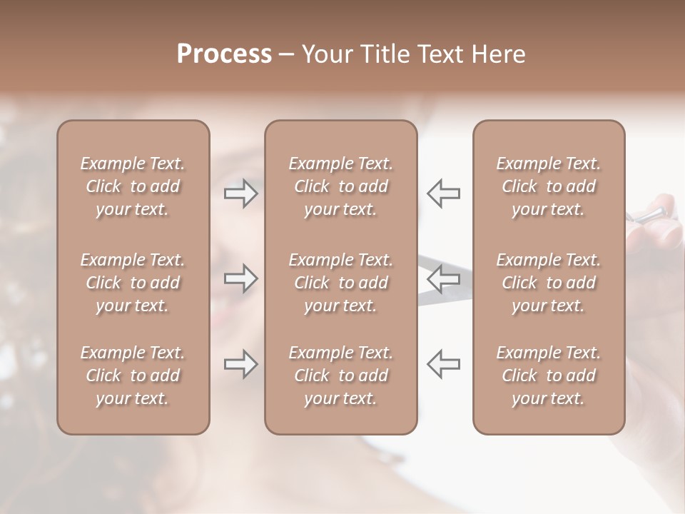 Haircut One Hairdressing Saloon PowerPoint Template