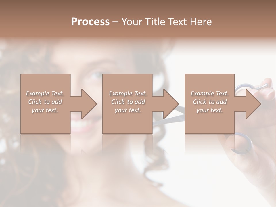 Haircut One Hairdressing Saloon PowerPoint Template