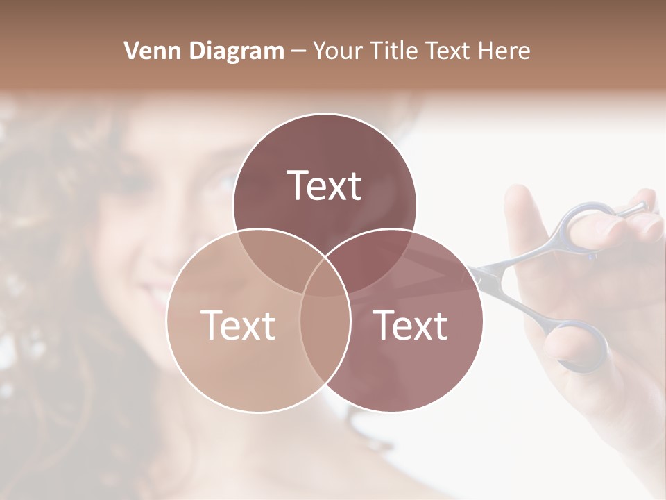 Haircut One Hairdressing Saloon PowerPoint Template