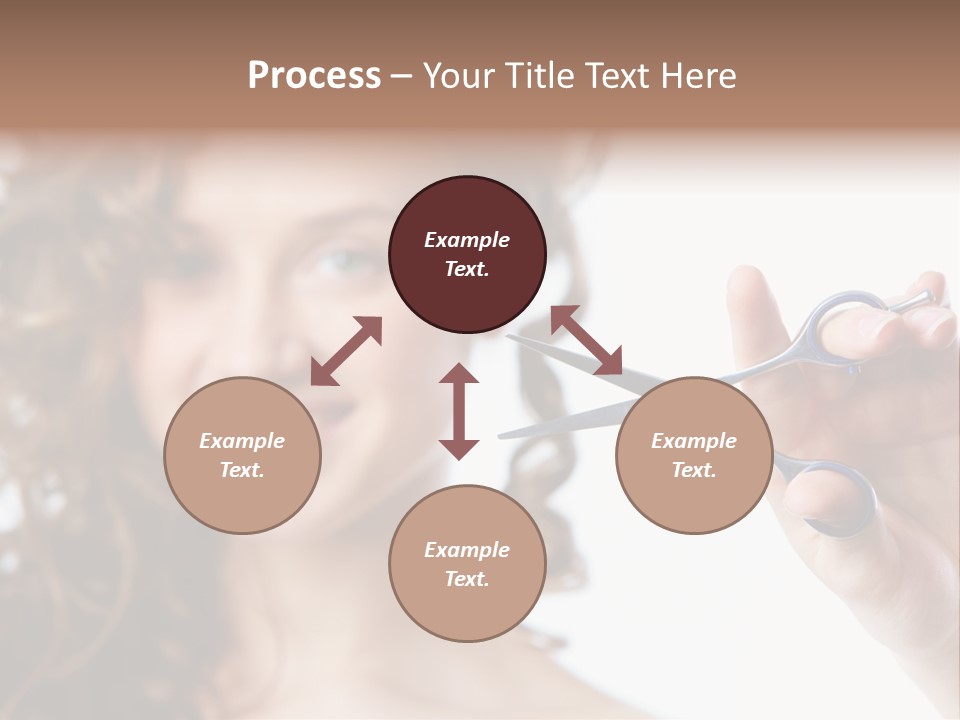 Haircut One Hairdressing Saloon PowerPoint Template