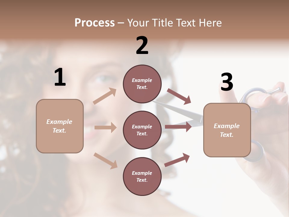 Haircut One Hairdressing Saloon PowerPoint Template