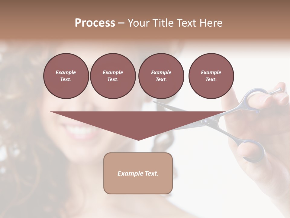 Haircut One Hairdressing Saloon PowerPoint Template