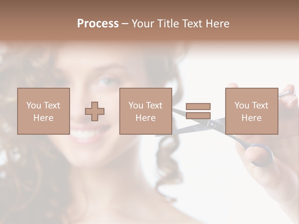 Haircut One Hairdressing Saloon PowerPoint Template