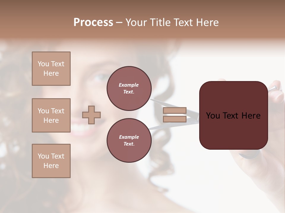 Haircut One Hairdressing Saloon PowerPoint Template
