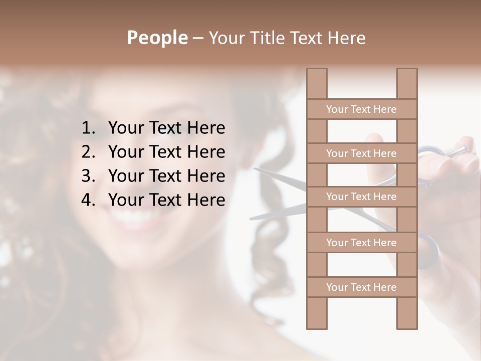 Haircut One Hairdressing Saloon PowerPoint Template