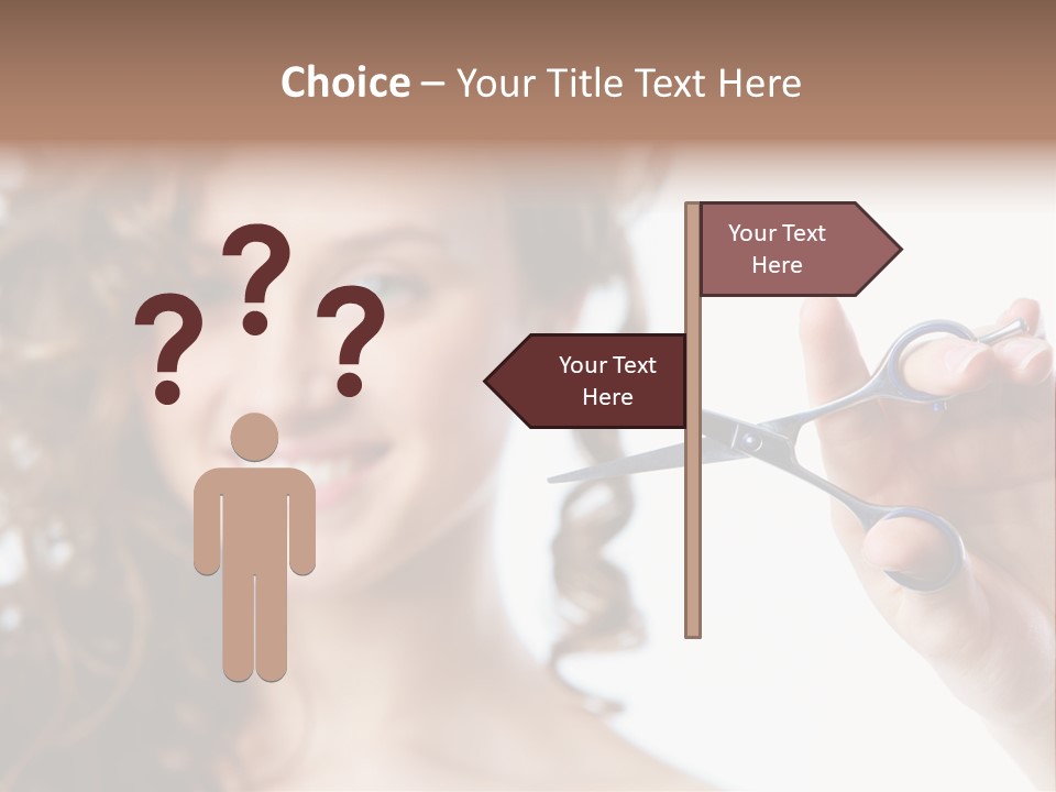 Haircut One Hairdressing Saloon PowerPoint Template