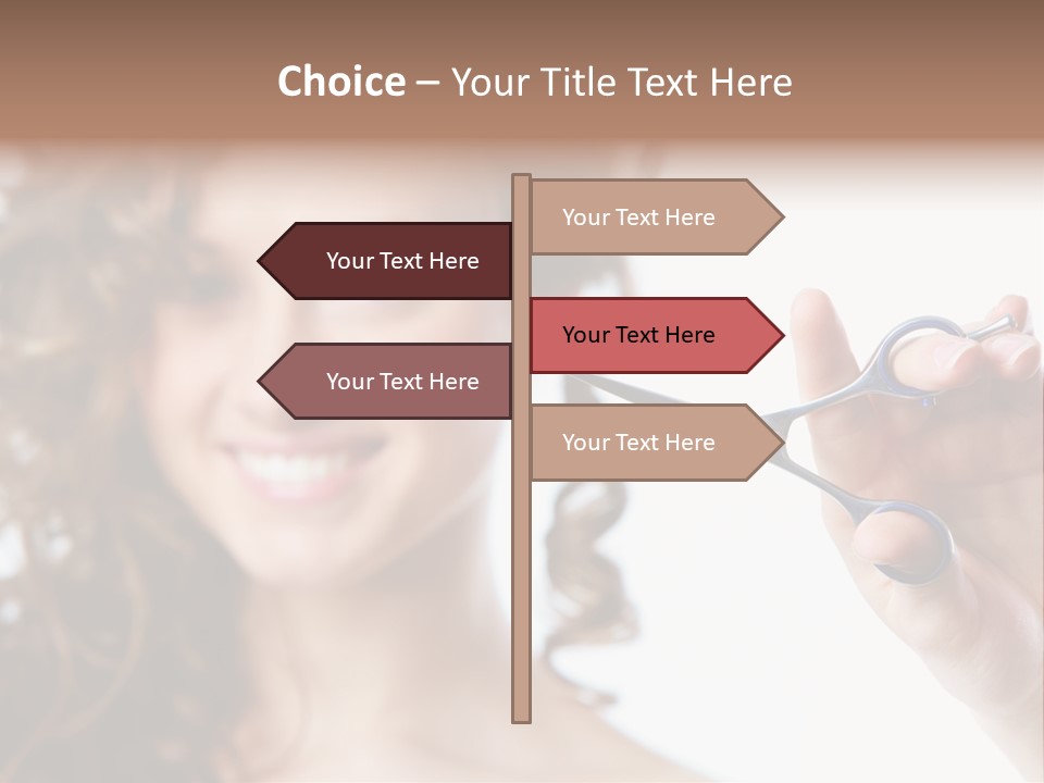 Haircut One Hairdressing Saloon PowerPoint Template