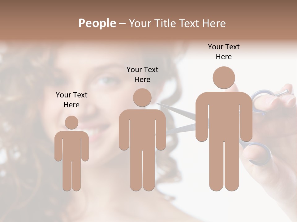 Haircut One Hairdressing Saloon PowerPoint Template