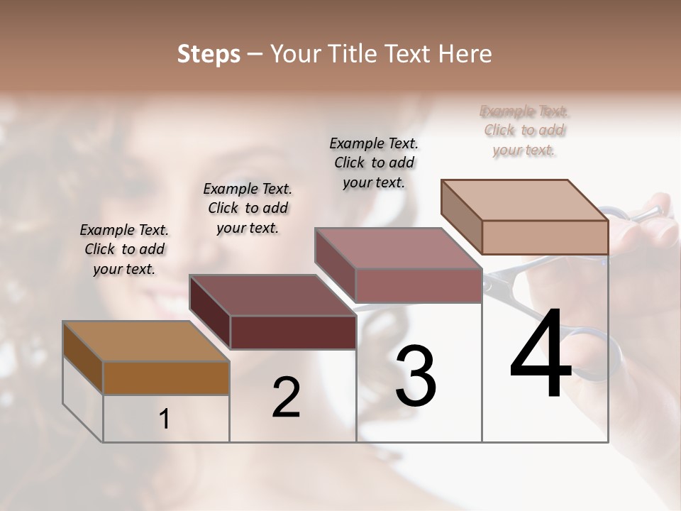 Haircut One Hairdressing Saloon PowerPoint Template