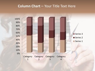 Seeing Female Scream PowerPoint Template